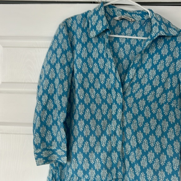 Zara button down mini dress - Picture 2 of 4